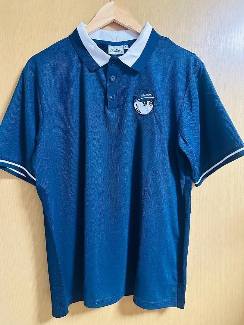 マルボンゴルフ ポロシャツ malbon golf メンズ シャツ 紺色L