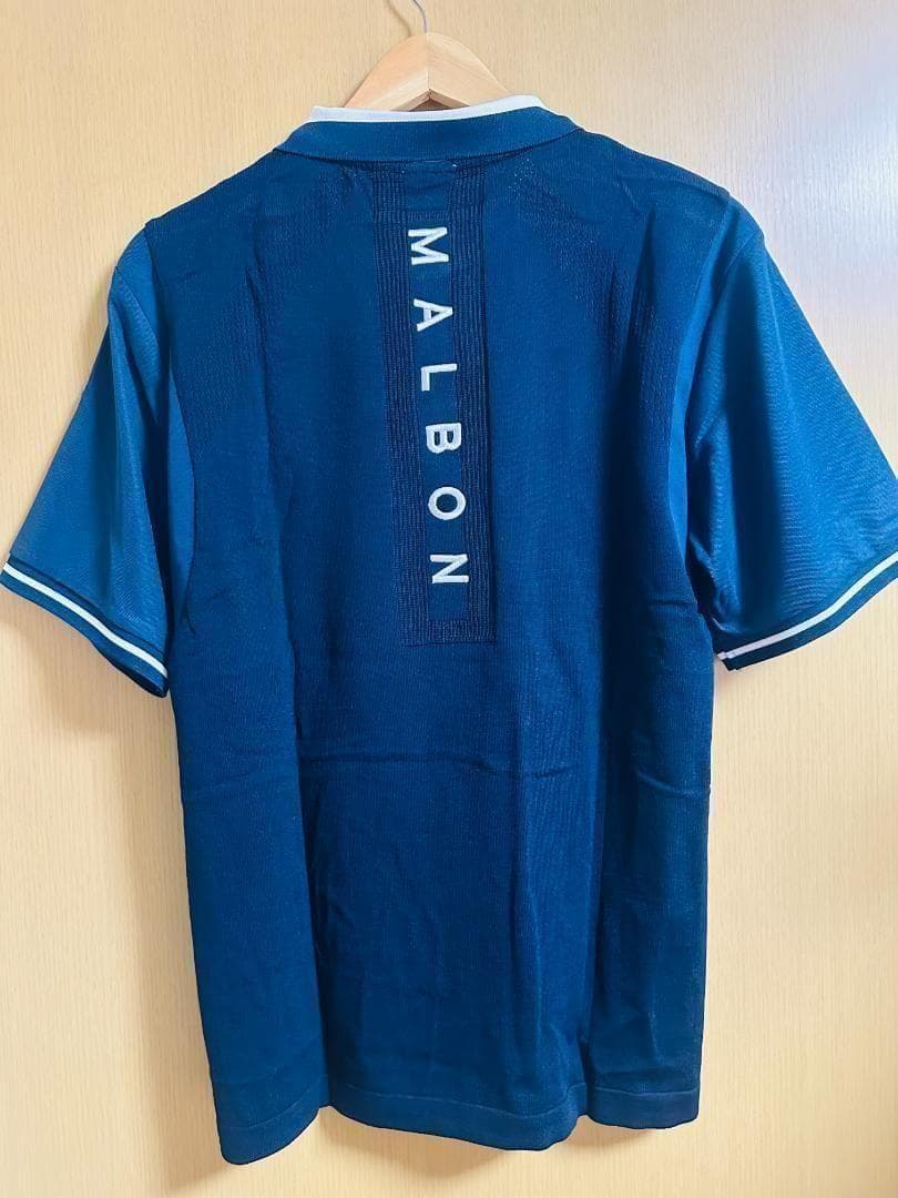 マルボンゴルフ ポロシャツ malbon golf メンズ シャツ 紺色L