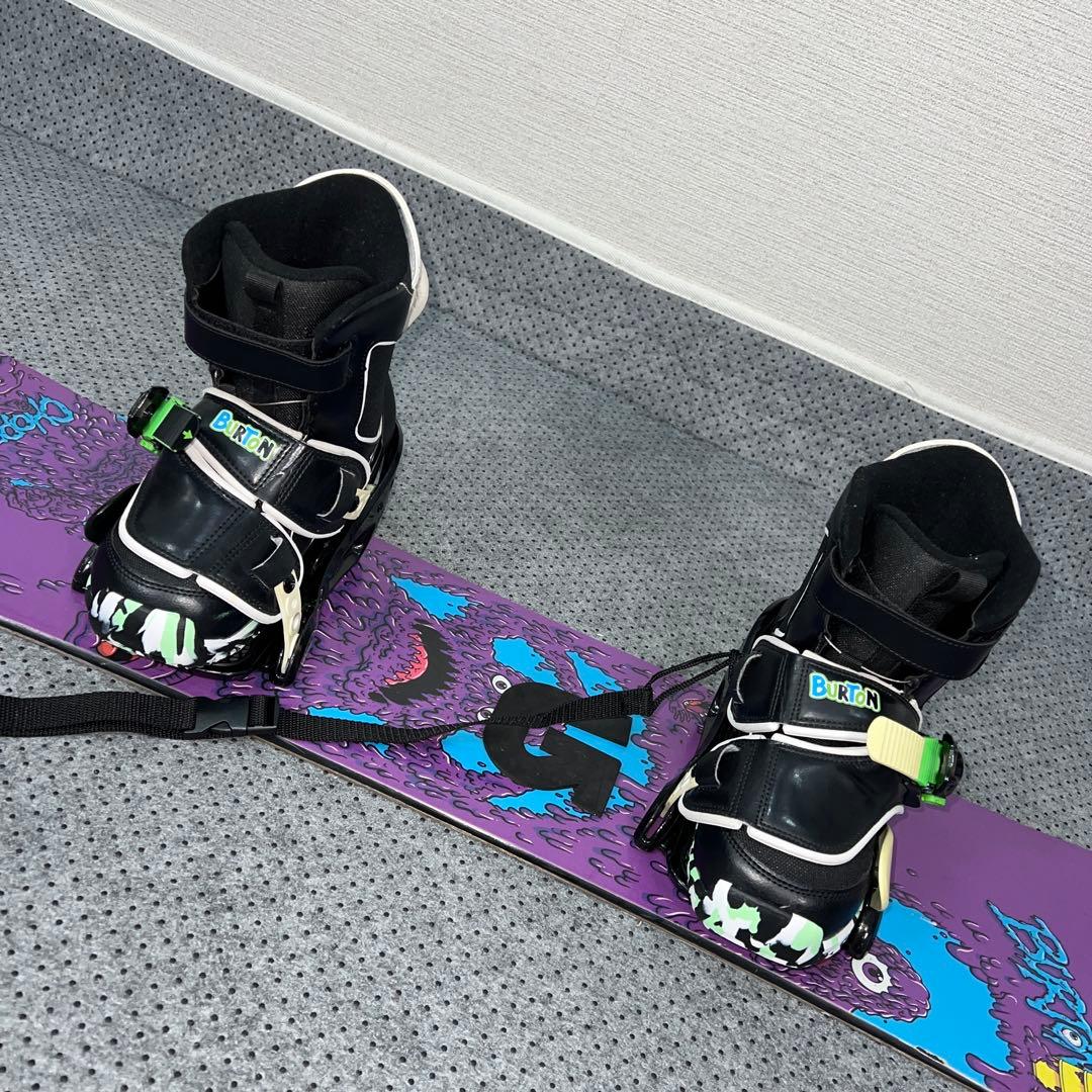 キッズスノーボード 115cm BURTON CHOPPER×バイン×ブーツ
