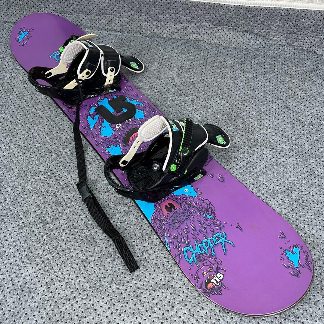 キッズスノーボード 115cm BURTON CHOPPER×バイン×ブーツ