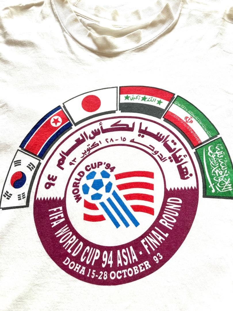 ドーハ　1993  　日本代表　カタール応援tシャツ