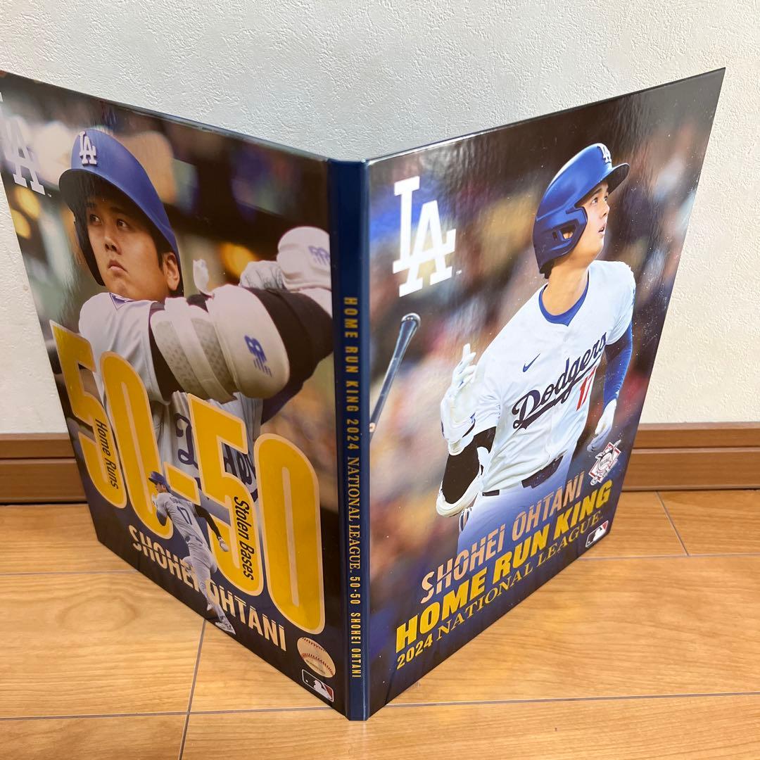 新品　大谷翔平プレミアムフレーム50-50達成&2024NLホームラン王獲得記念