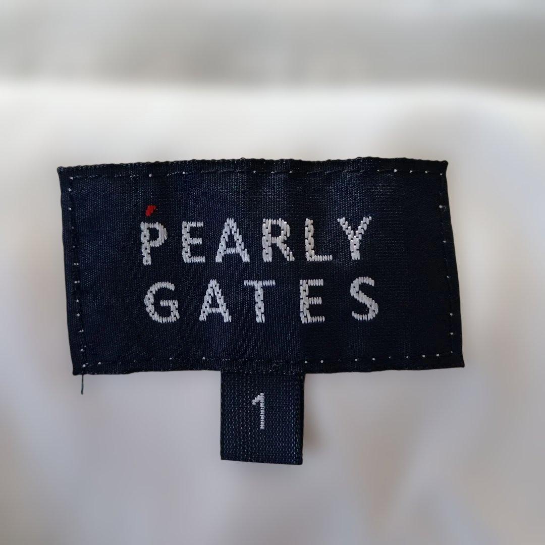 PEARLY GATES パーリーゲイツ ゴルフ プリーツスカート 白黒