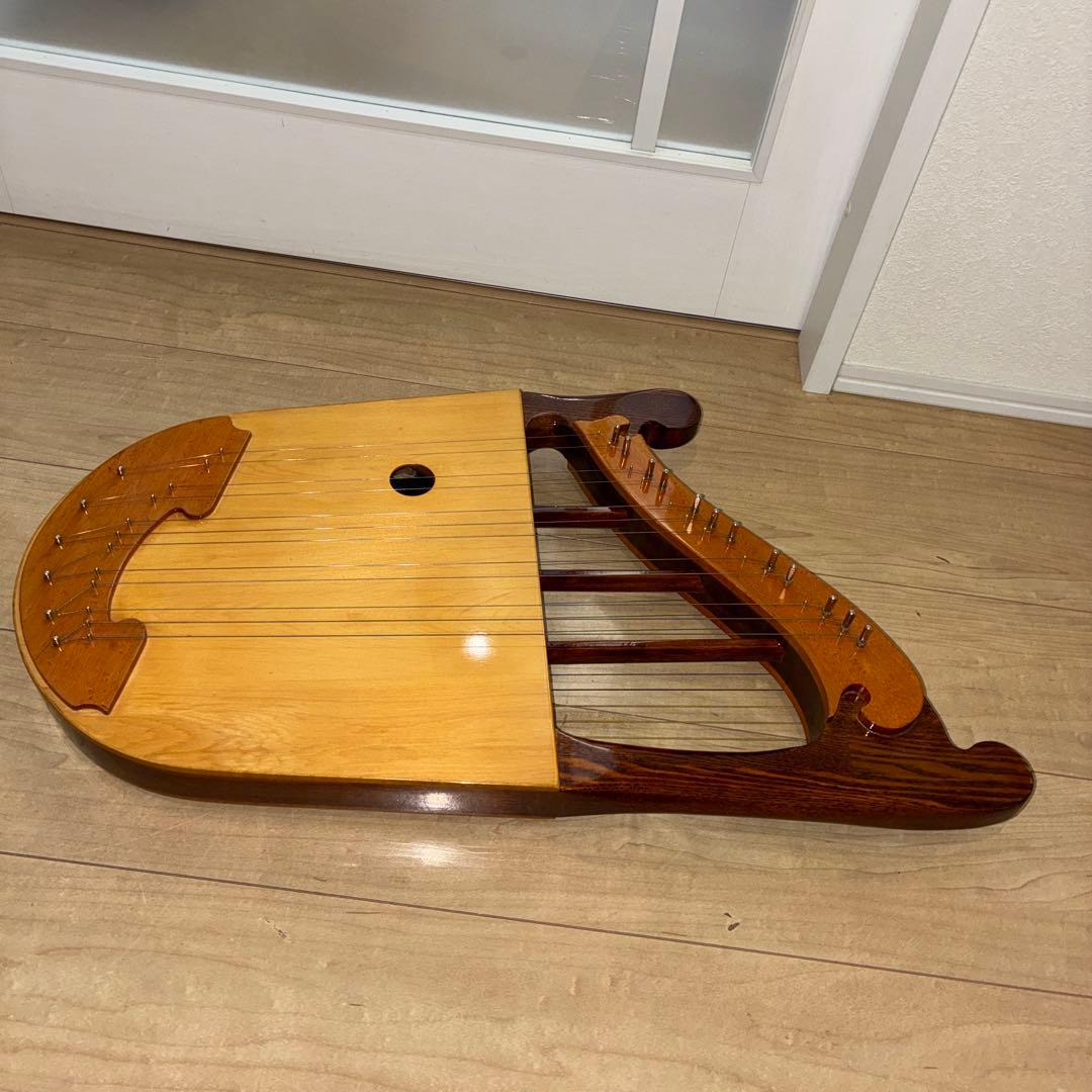 美品　木製ハープ エンジェルスハープ　ミニハープ　ライアーハープ　ハープ
