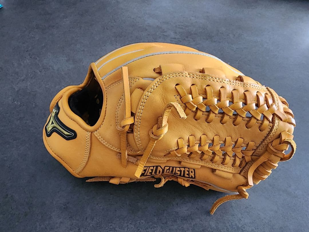 Mizuno FIELD GUSTER 軟式グローブ イエロー