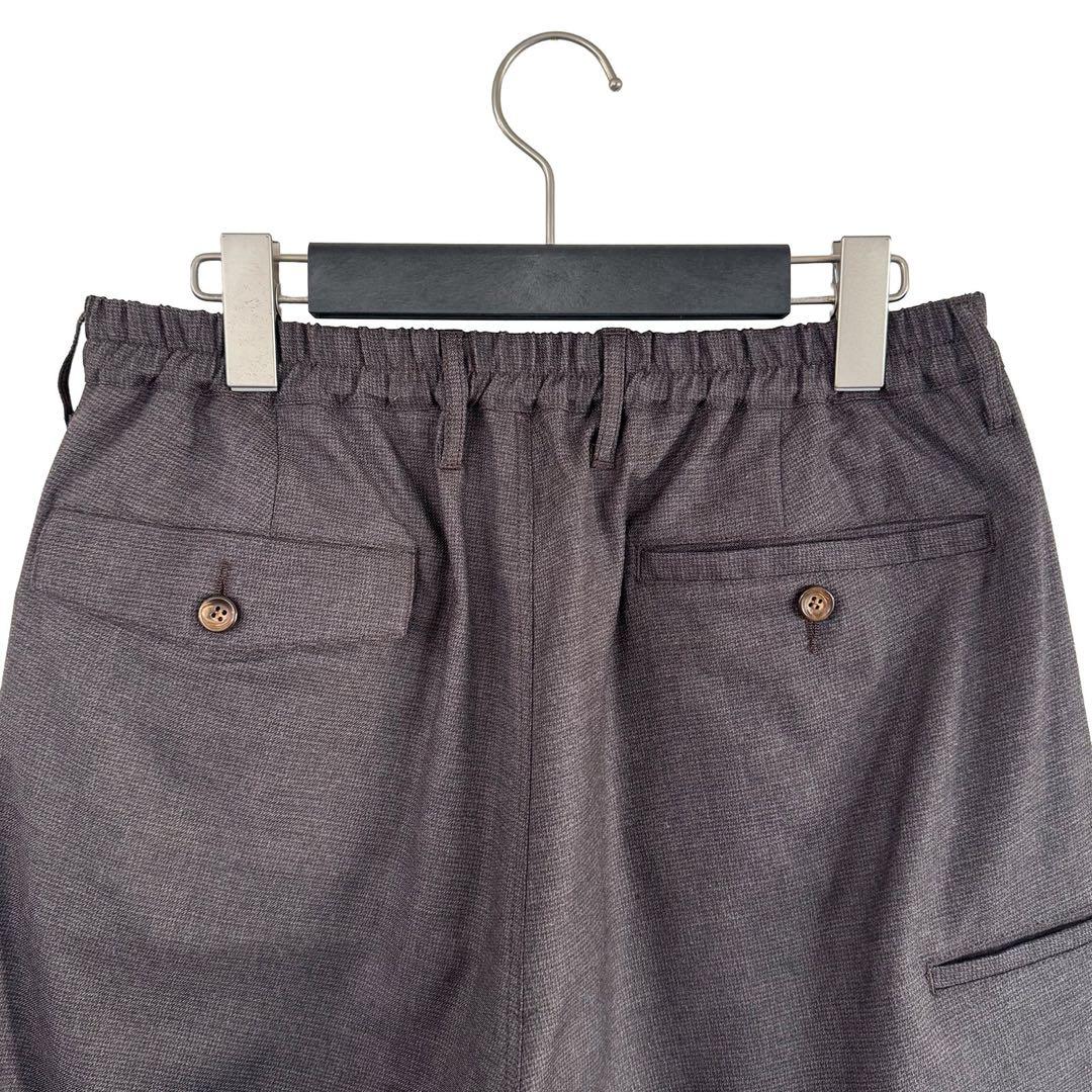 メンズウェア 8G SHOOT ONE TUCK WOOL BLEND PANTS BROWN