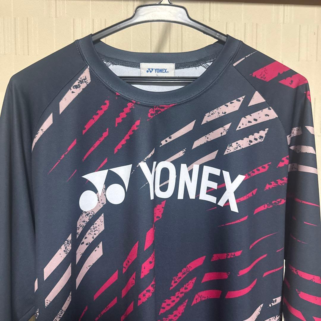 YONEX ソフトテニス ロンＴ グレー Lサイズ