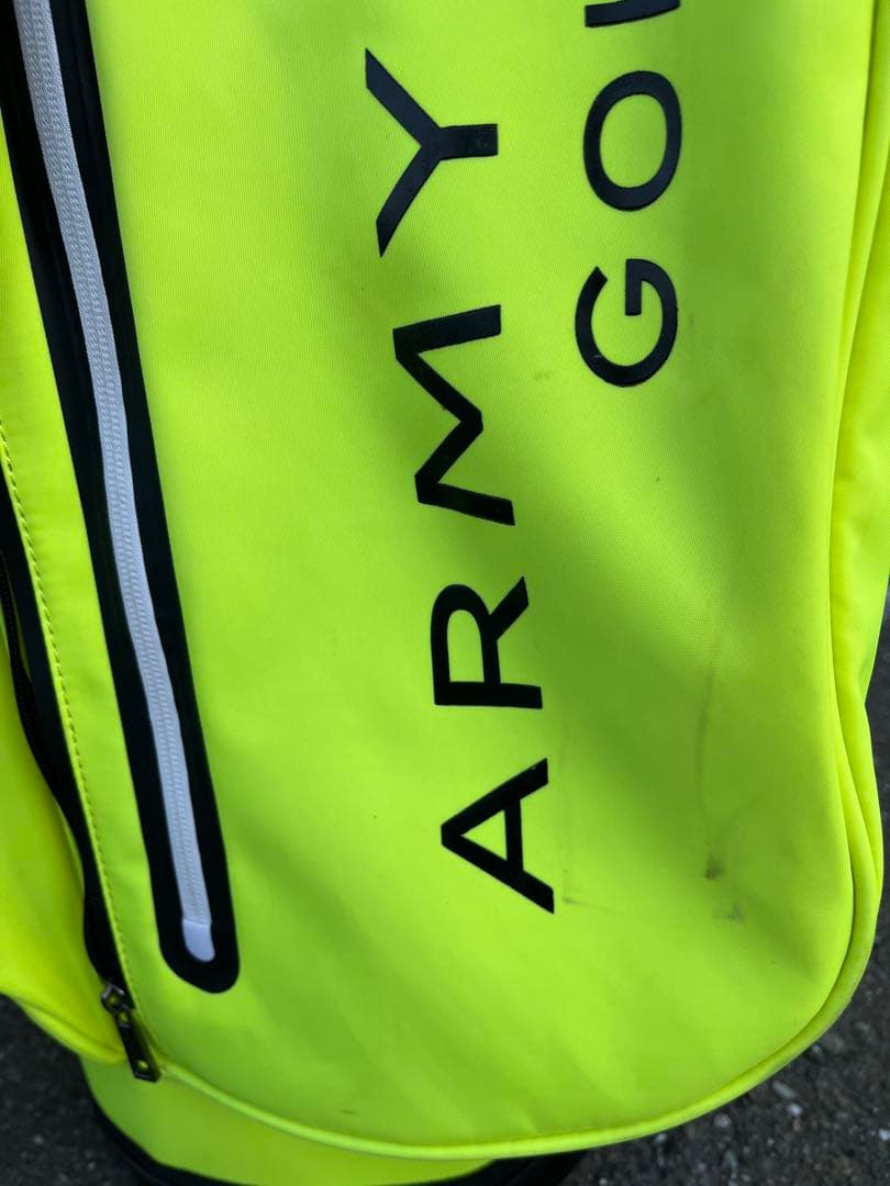 ARMYRICH GOLF Dry Flight キャディバッグ 蛍光イエロー