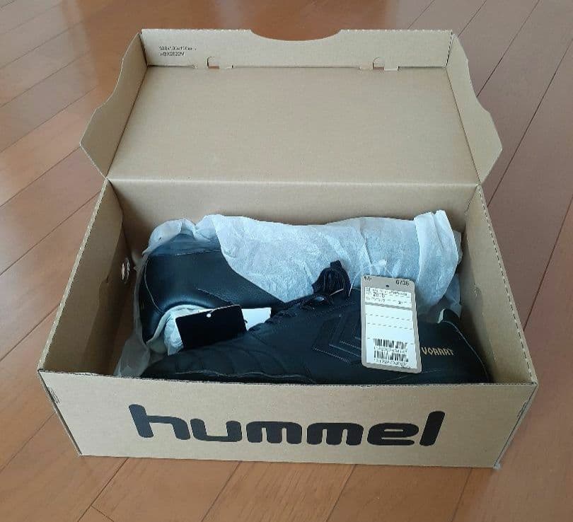 hummel サッカースパイク　ブラック25.5cm