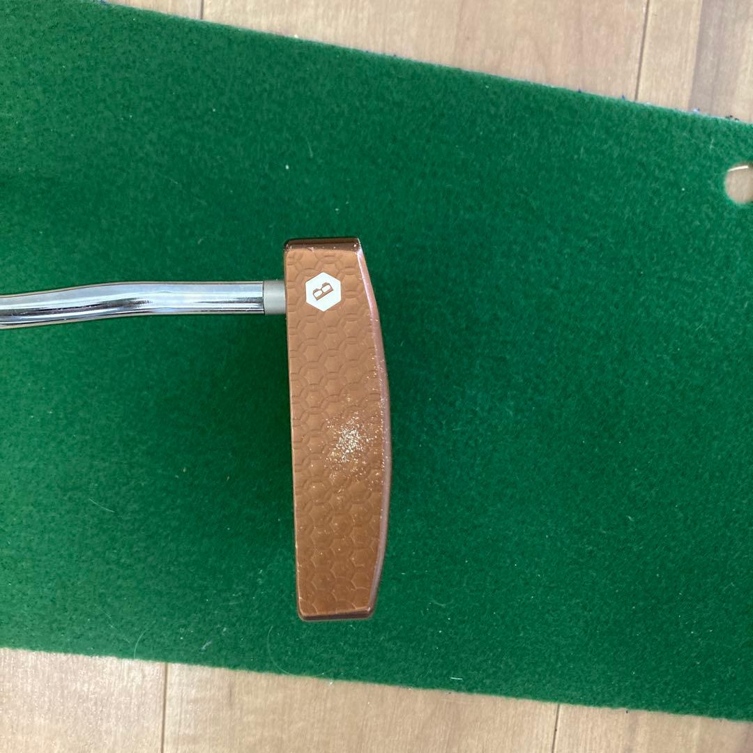 ブラウン パター ラバーグリップ