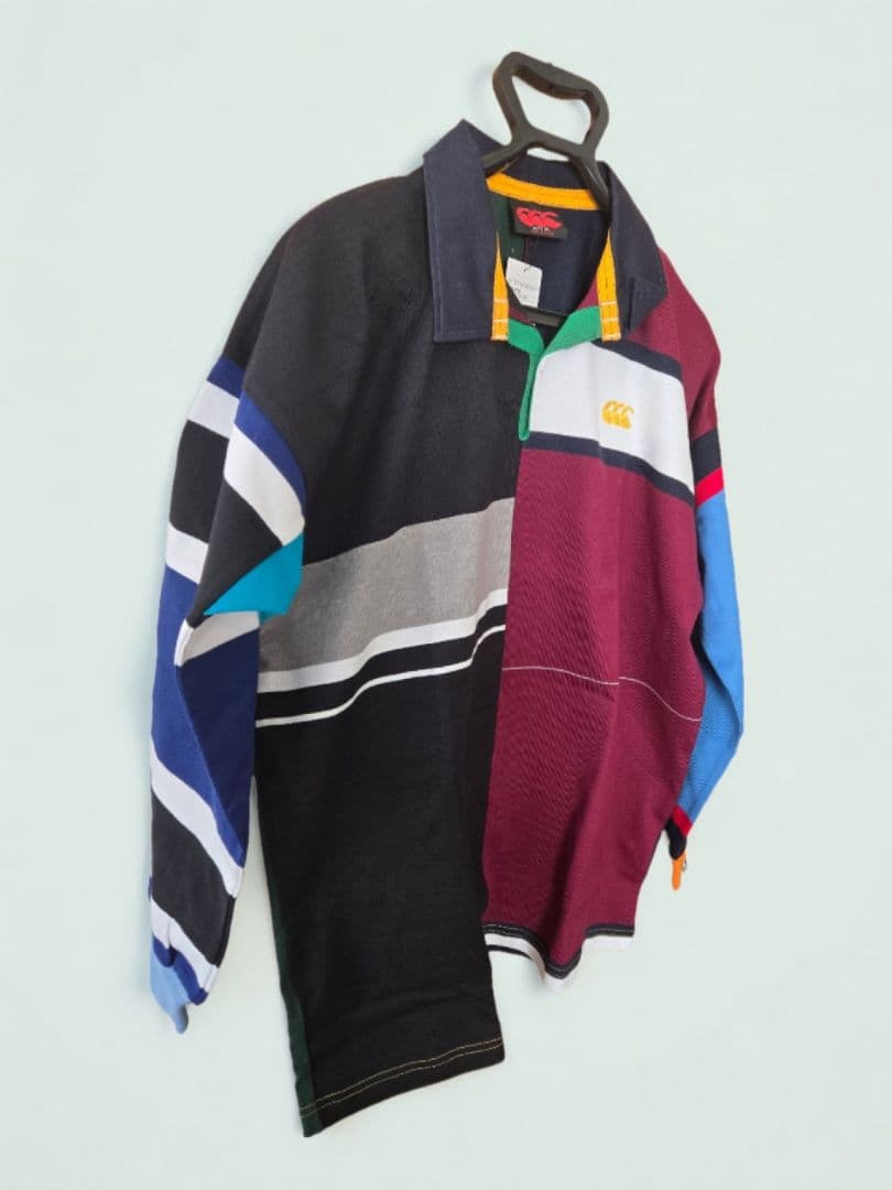 未使用 タグ付き カンタベリー マルチカラー ラガーシャツ 3L ビッグサイズ