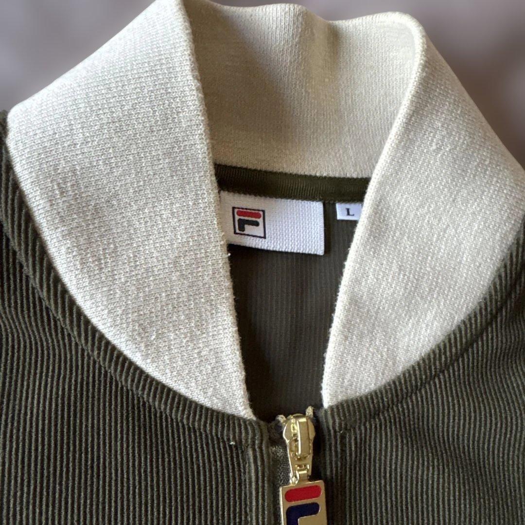 FILA オリーブグリーン ジャケット L