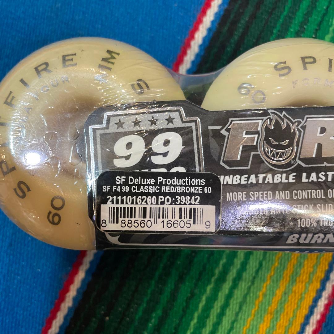 スケートボード SPITFIRE FORMULA FOUR Classic 60mm99DURO