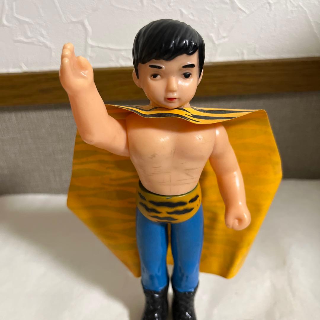 ⚠️激レア　タイガーマスク　ミドルサイズ　面取れ　中嶋製作所　当時物