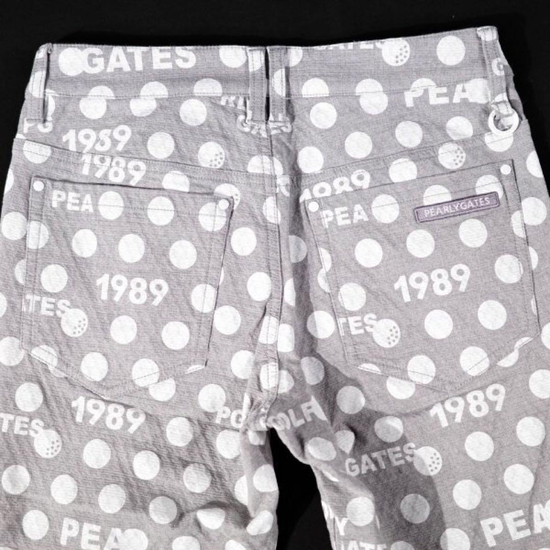 【PEARLY GATES】レディース ドット ストレッチロングパンツ・0番 S