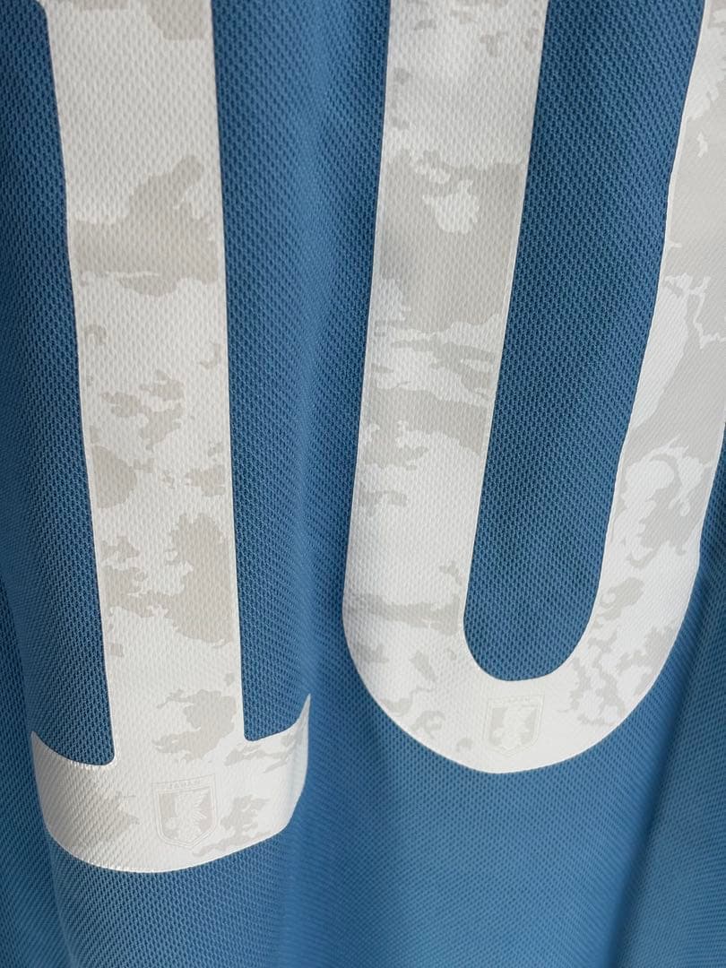 堂安律　未使用　日本代表100周年記念　adidas ライトブルー Lサイズ