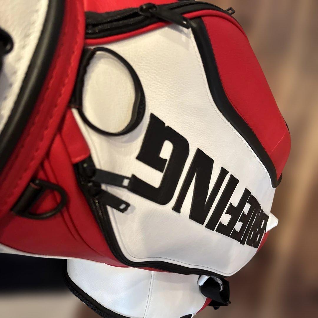 ブリーフィング キャディバッグ CR-11 本革　フードなし　美品