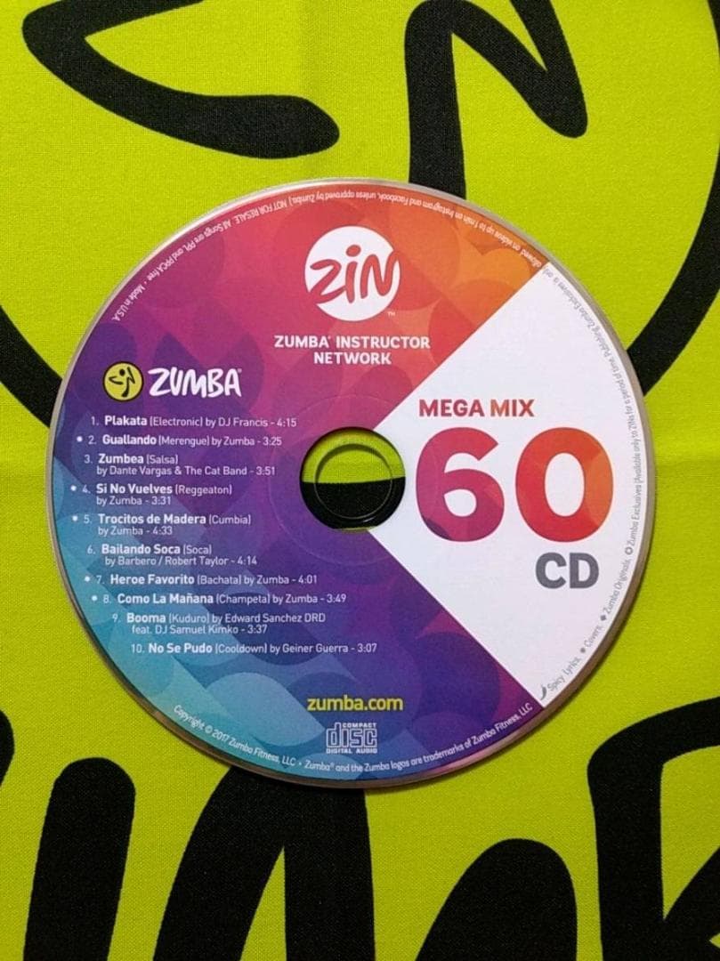 ZUMBA　ズンバ　MEGAMIX51～MEGAMIX60　CD　10枚セット