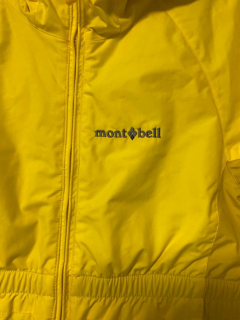 montbell フード付きジャンプスーツ スキーウェア　スノーウエア　イエロー