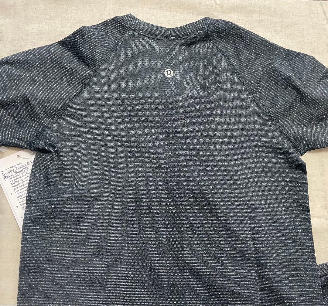 新品ルルレモンSwiftly Tech L.S. Race *Sparkle