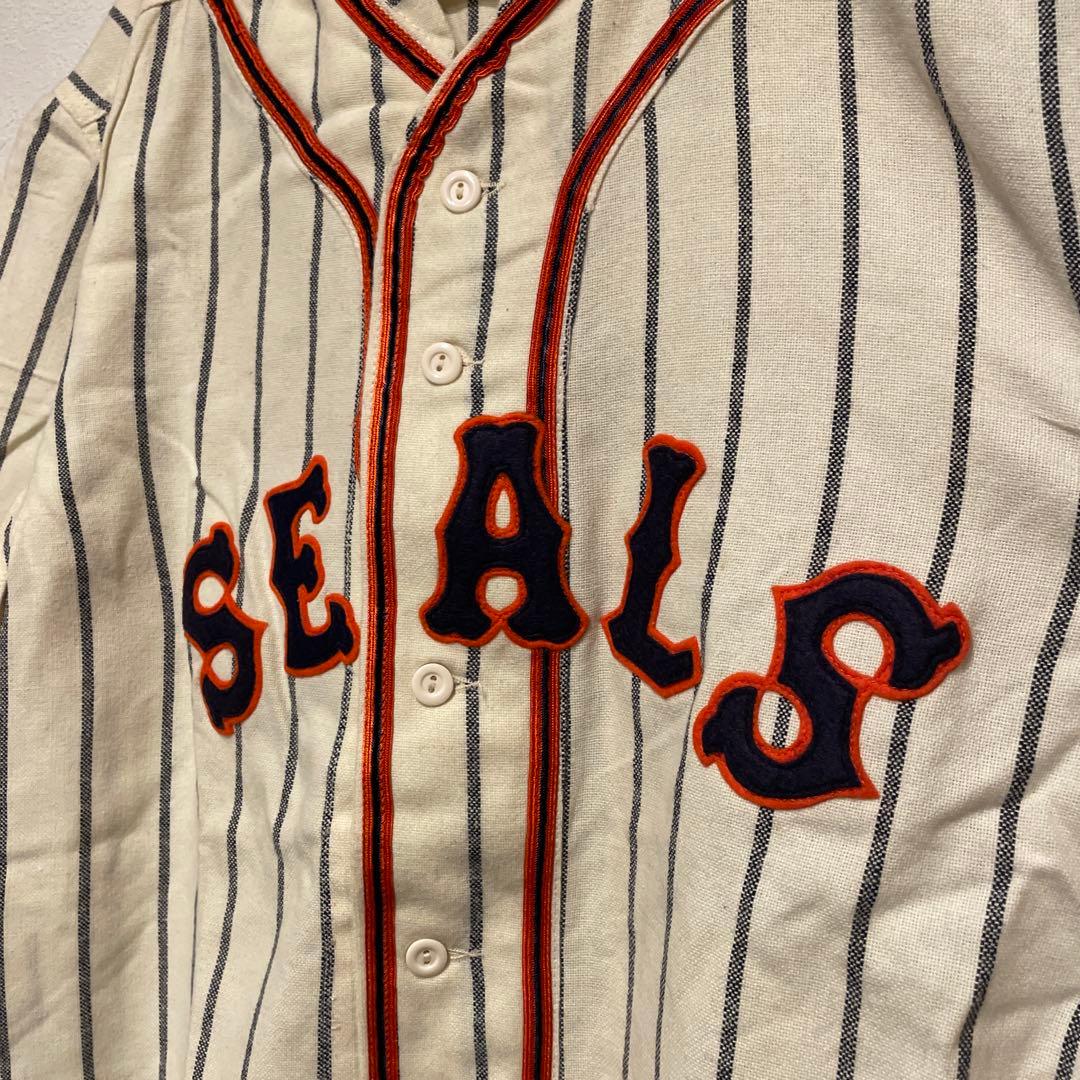 MLBベースボール Seals シールズ Lアイボリー