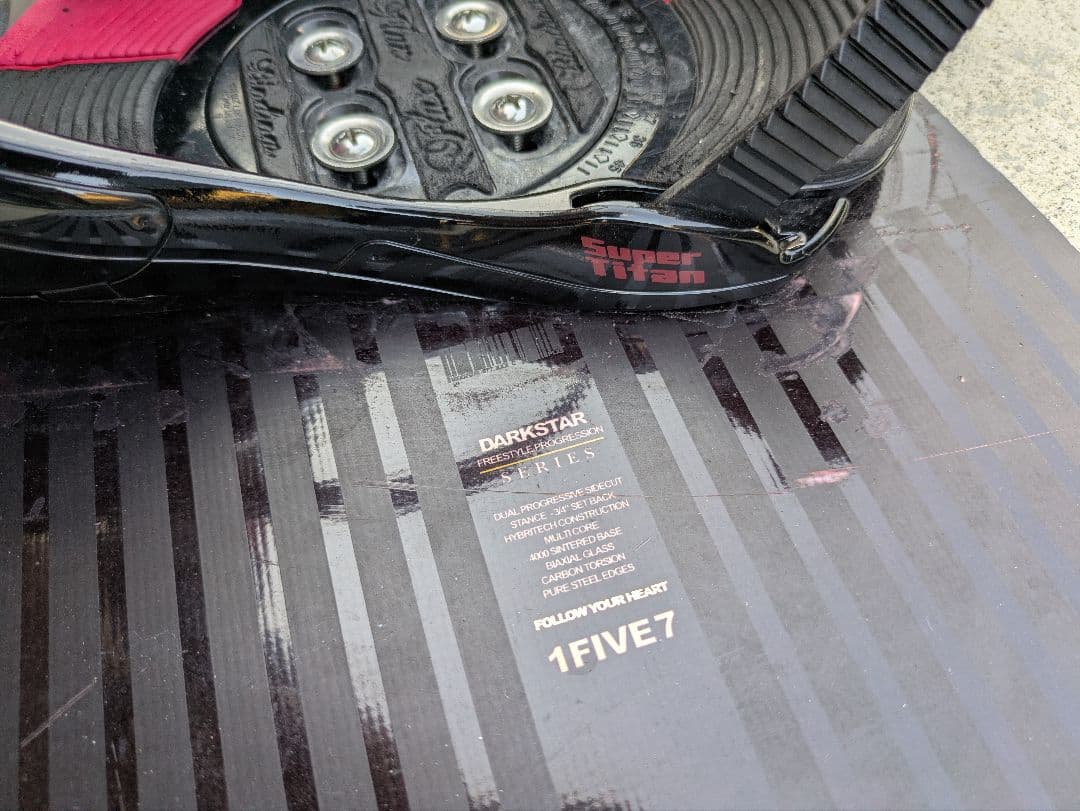 K2 スノーボード　FLUXビンディング　セット