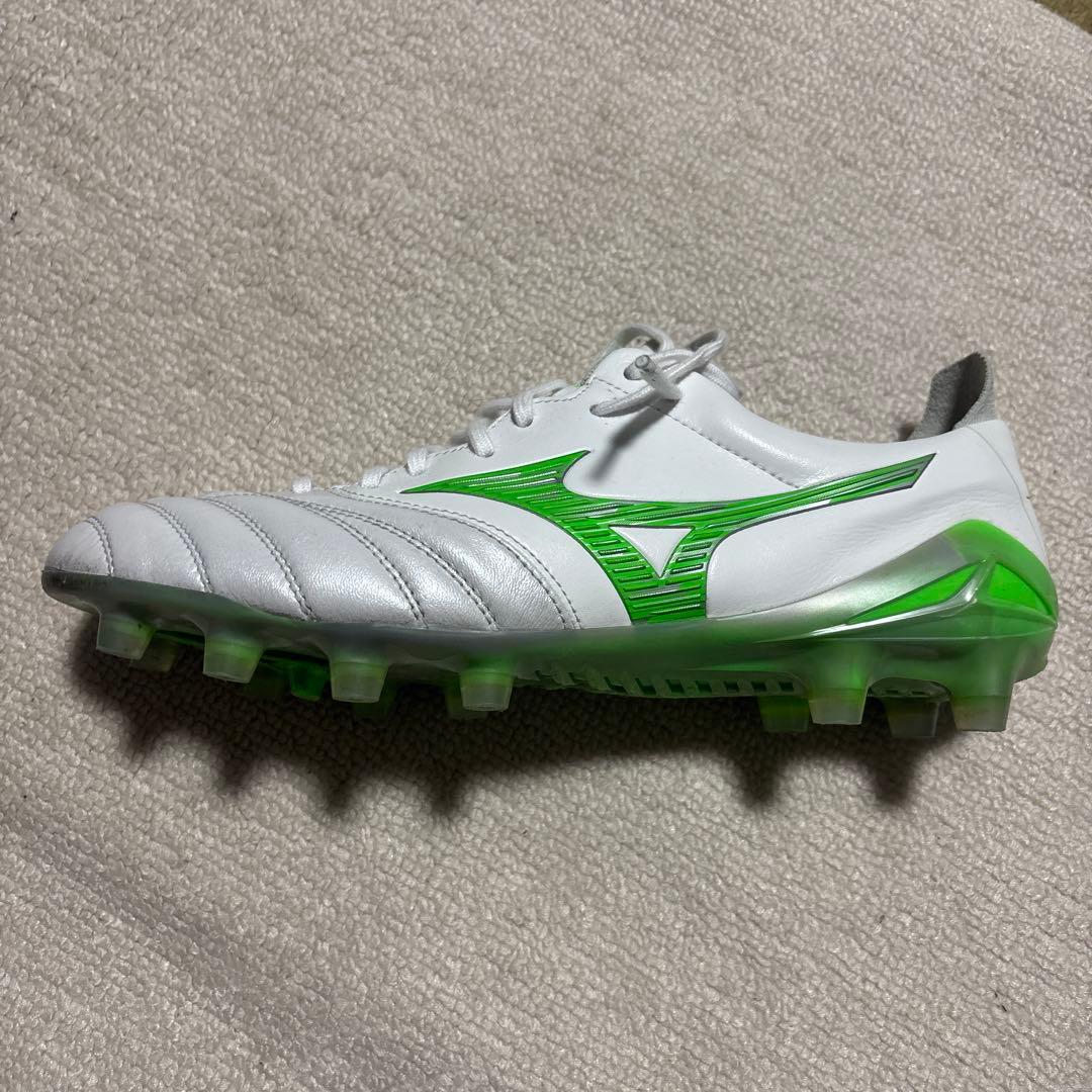 Mizuno Morelia II サッカーシューズ ホワイト/グリーン