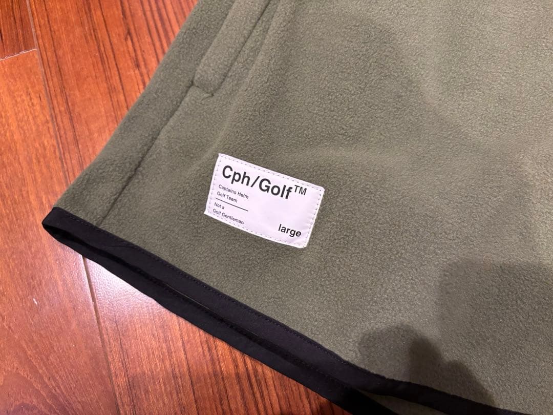 新品 Cph/golf キャプテンズヘルムゴルフフリースノーカラージャケット L