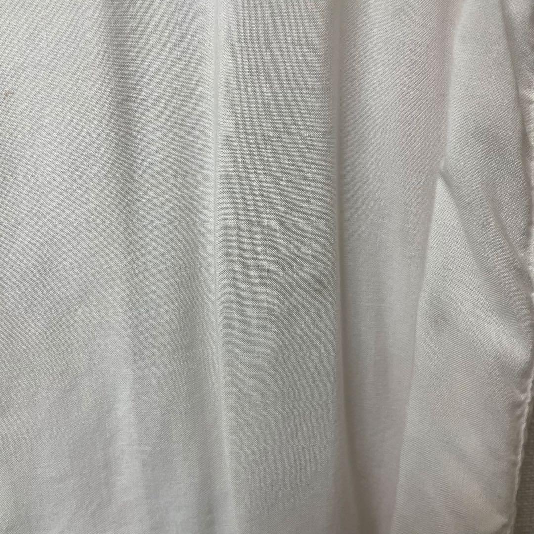60s Hilton ボウリングシャツ ホワイトレッド　bowlingshirt