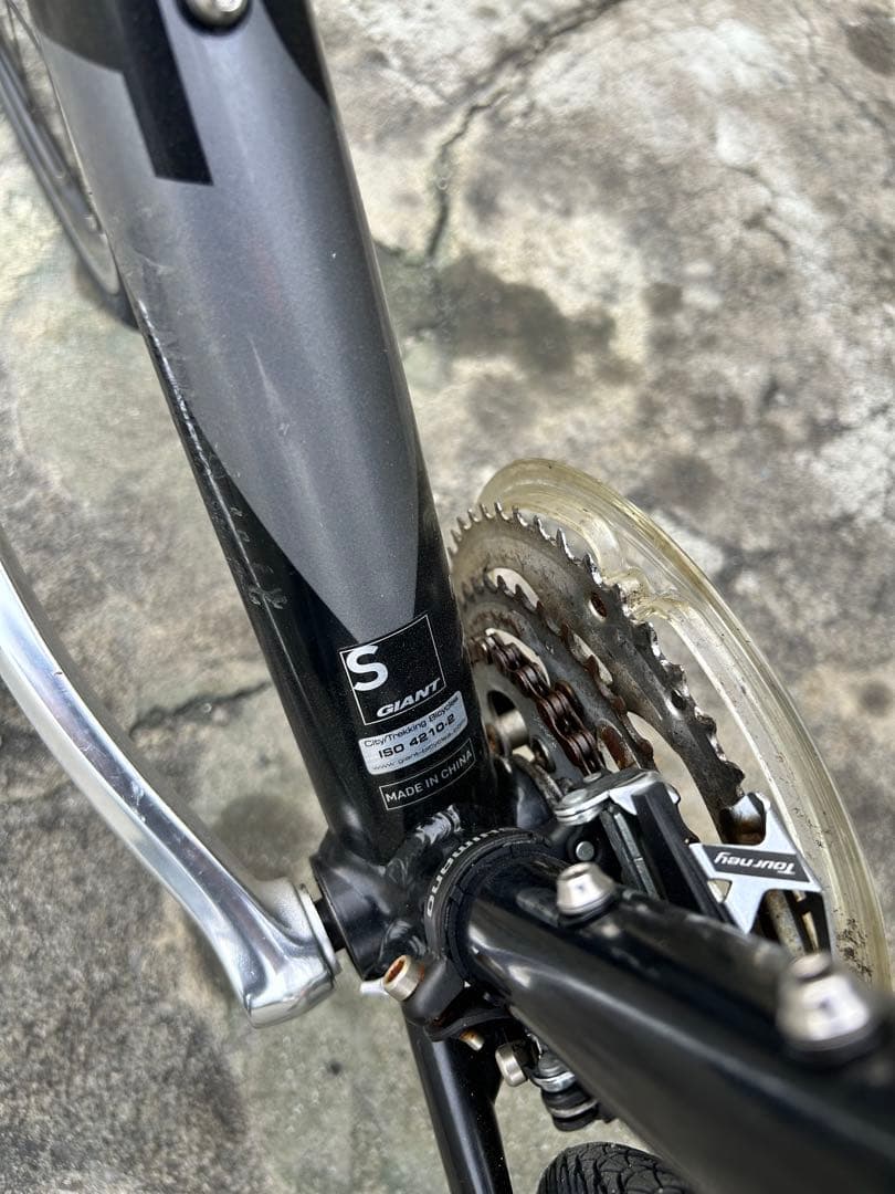 No.484 GIANT CROSTAR クロスバイク3X8S サイズS