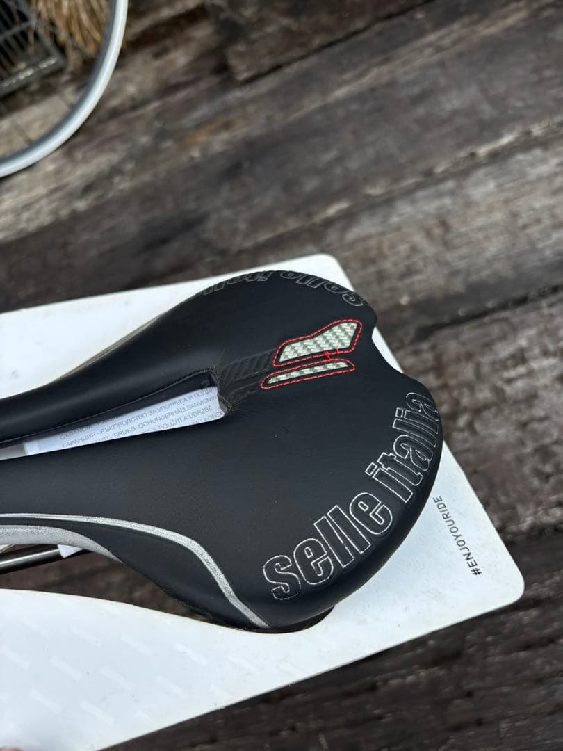 selle italia Flite Flow TI316 ブラック サドル
