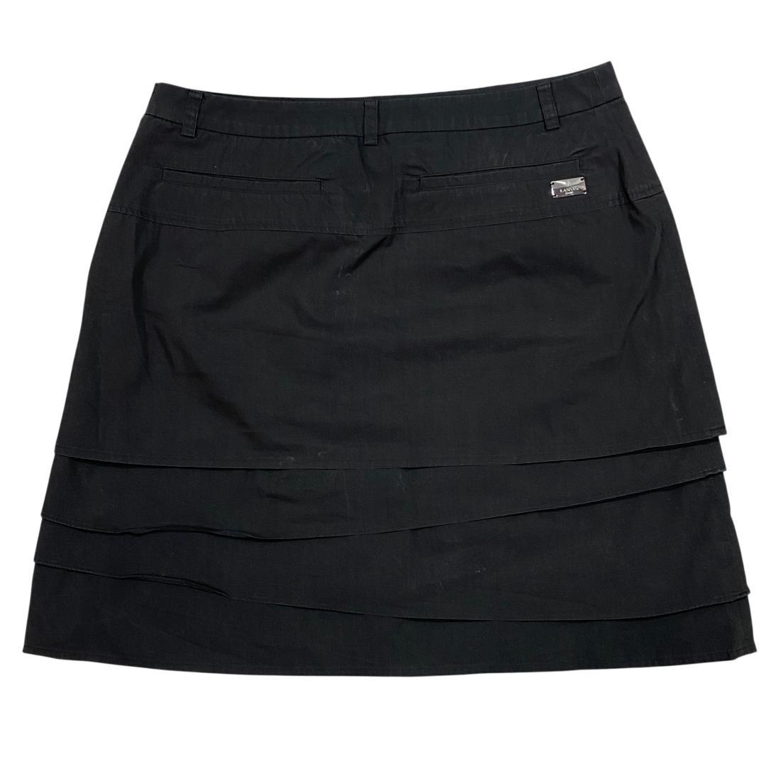 LANVIN SPORT ランバン スポール スカート 40 ブラック ゴルフ