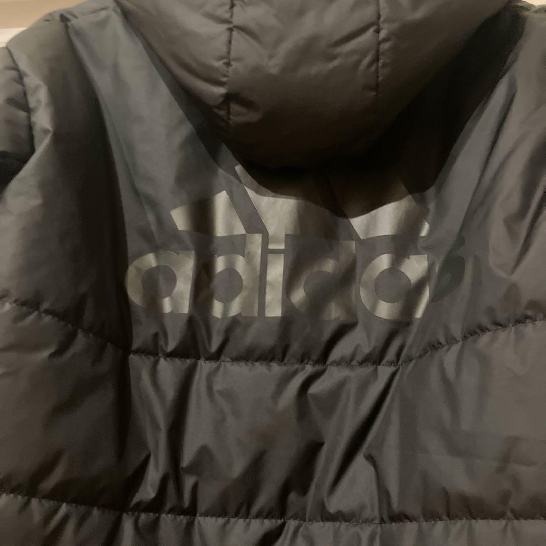 【美品】adidas アディダス　ベンチコート　160センチ　アウター　サッカー