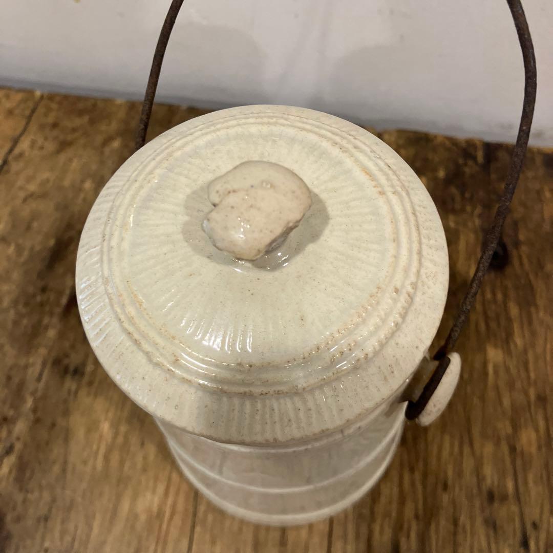 フランス アンティーク 陶器ポット 花瓶