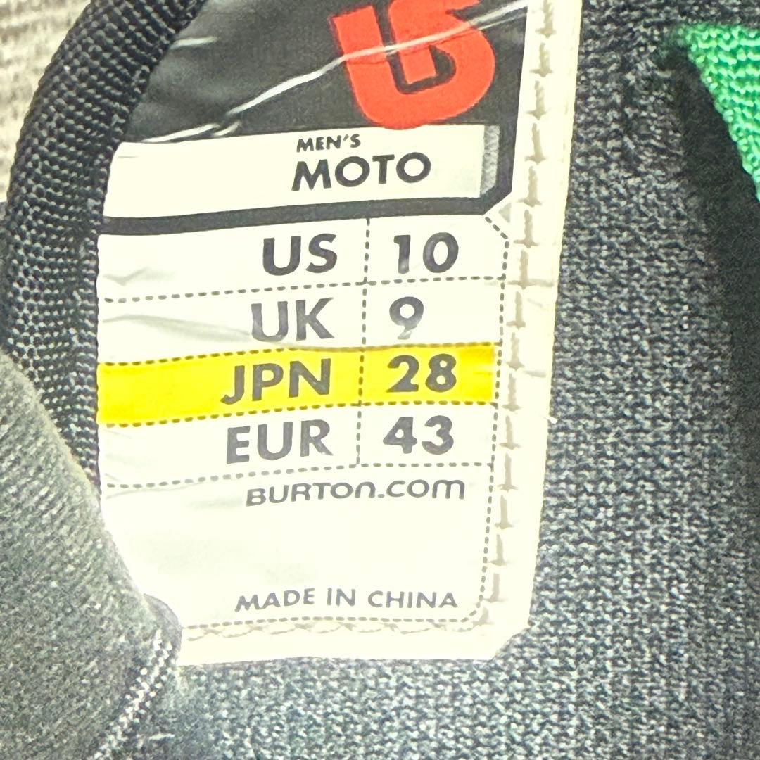 BURTON MOTO スノボー　スノボード ブーツ　28.0cm