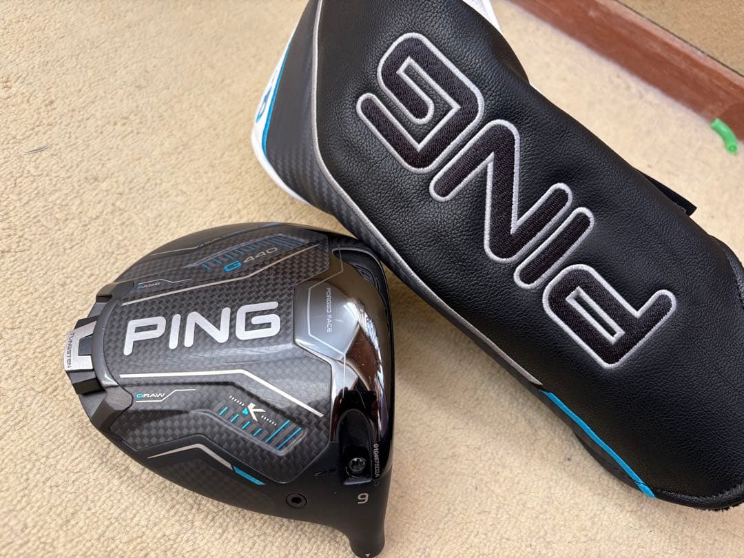 PING G440 Kドライバー 9度 ヘッドカバー付き (ヘッドのみ販売)