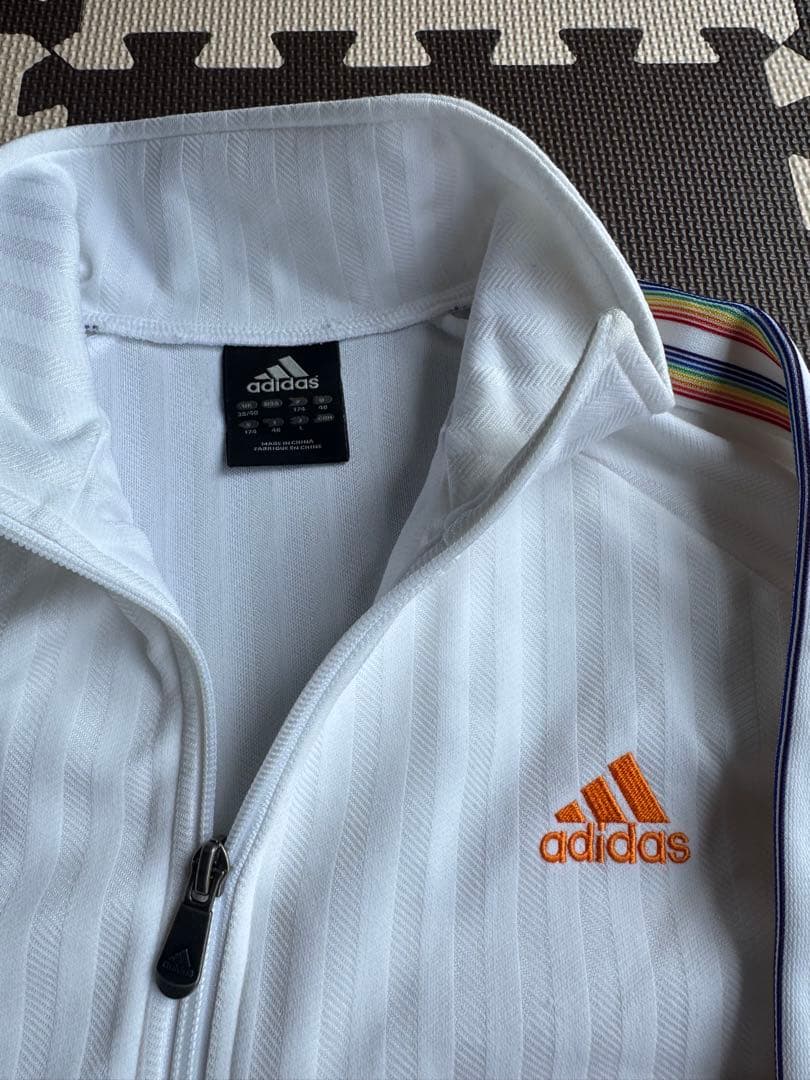 adidas トレーニングウェアセット Lサイズ ホワイト