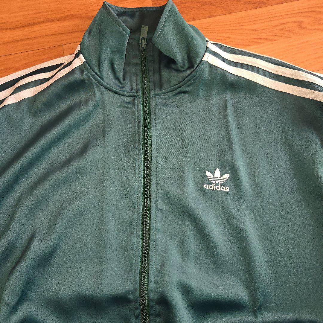 adidas トラックジャケット トラックトップ　　グリーン Lサイズ