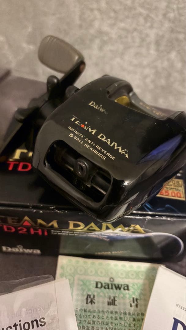 レア TEAM DAIWA TD2Hi 箱・説明書・保証書付