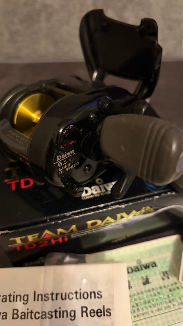 レア TEAM DAIWA TD2Hi 箱・説明書・保証書付