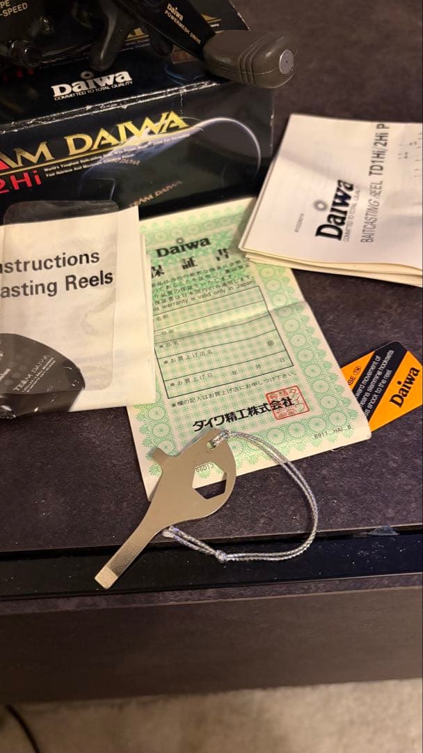 レア TEAM DAIWA TD2Hi 箱・説明書・保証書付
