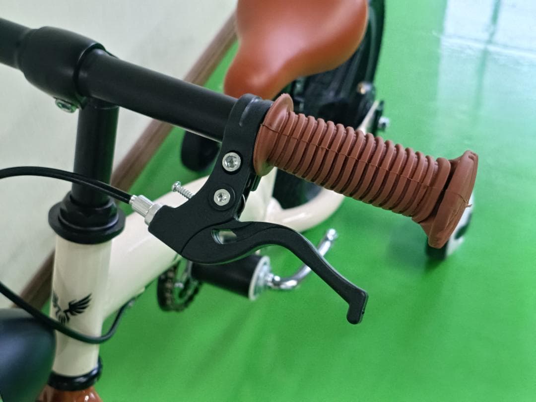 値下げ中！新品未使用 3in1 子供自転車 キックバイク 14インチkahki色